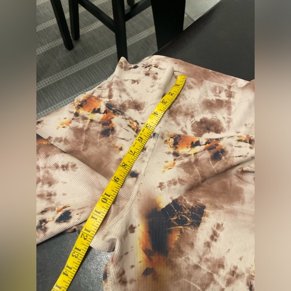 Beach Riot Taupe Tie Dye Ayla Legging L - Picture 6 of 7